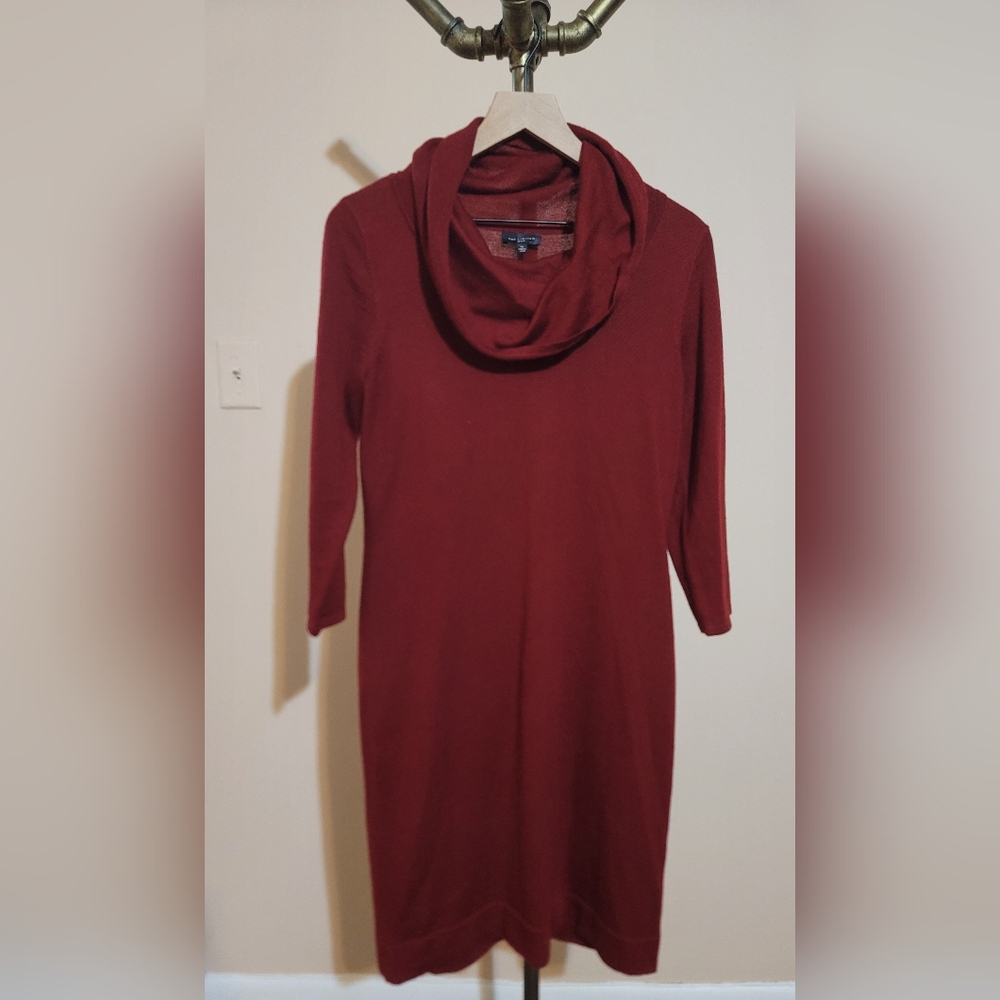 The Limited Burgundy Knit Dress